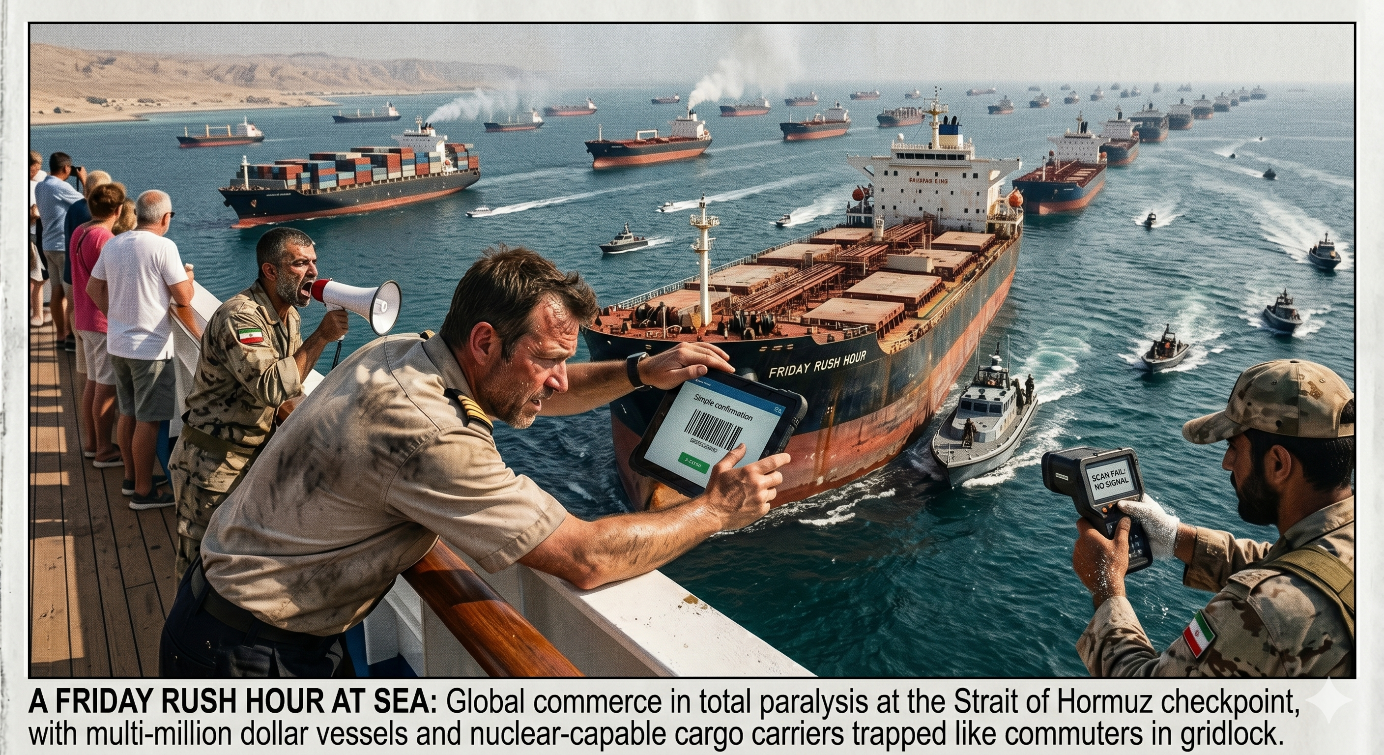 Shipping Chaos: Global Trade Paralyzed by Iranian Military Protocols